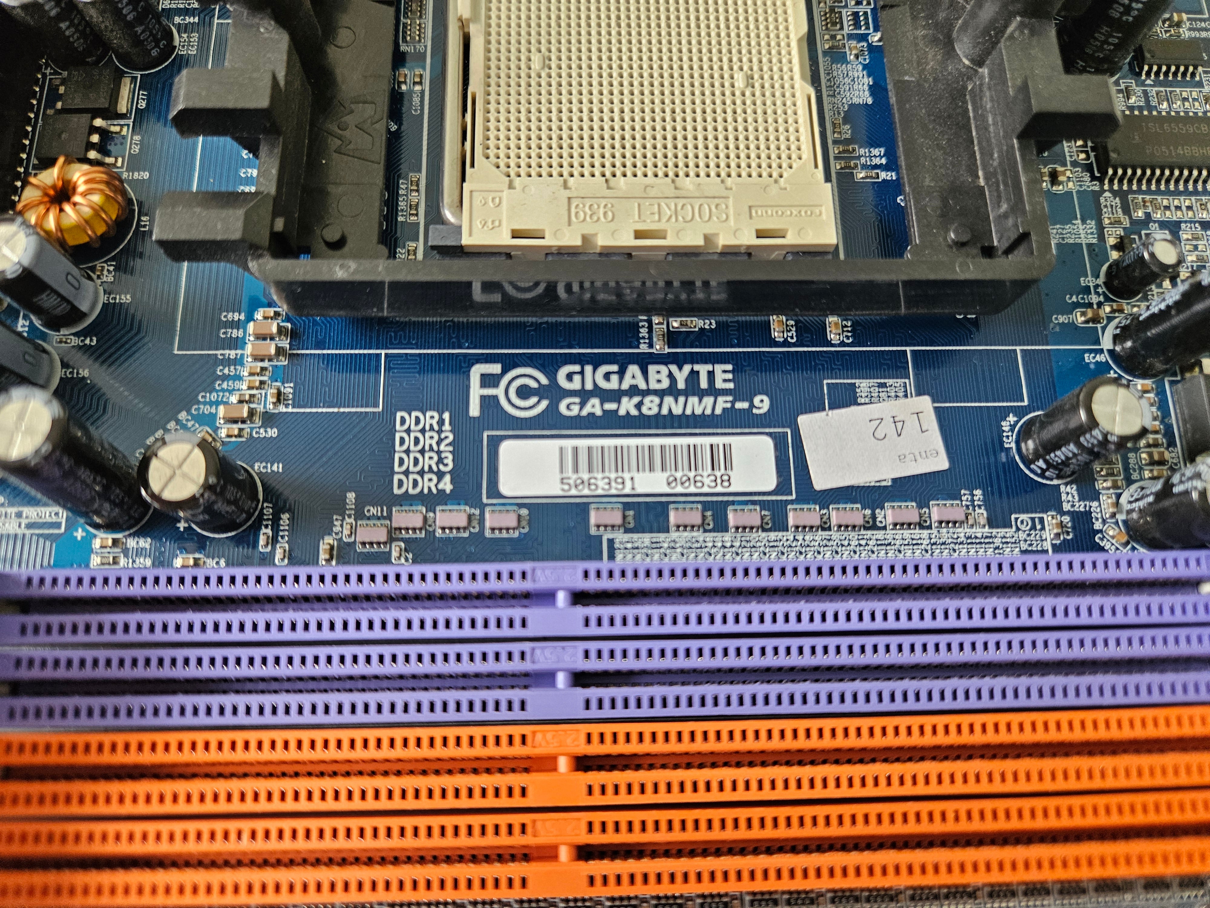 Gigabyte AMD Socket 939 Motherboard ( GA-K8NMF-9 ) USED