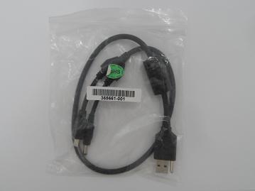 365661-001 - HP Tablet External USB Cable For Multibay DVD Drive - Black - NEW