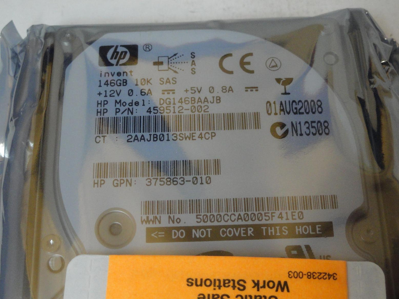 PR23718_431958-B21_Seagate HP 146GB SAS 15Krpm 2.5in HDD in Tray - Image3