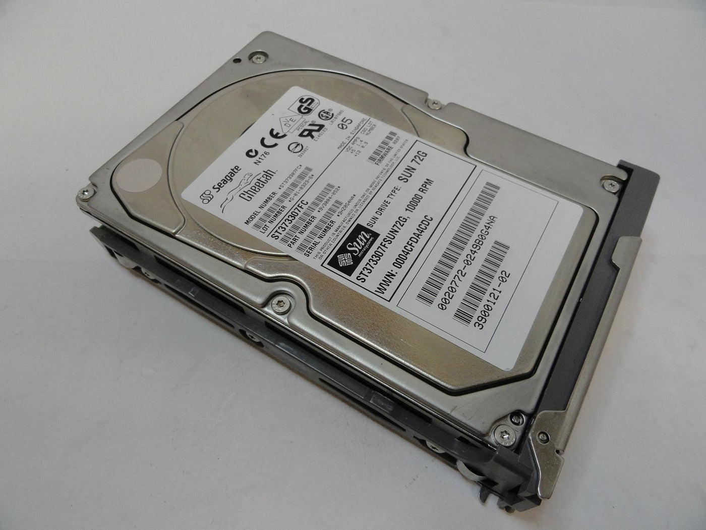 9V3004-052 - Seagate Sun 73.4GB Fibre Channel 10Krpm 3.5in Cheetah HDD in Caddy - USED