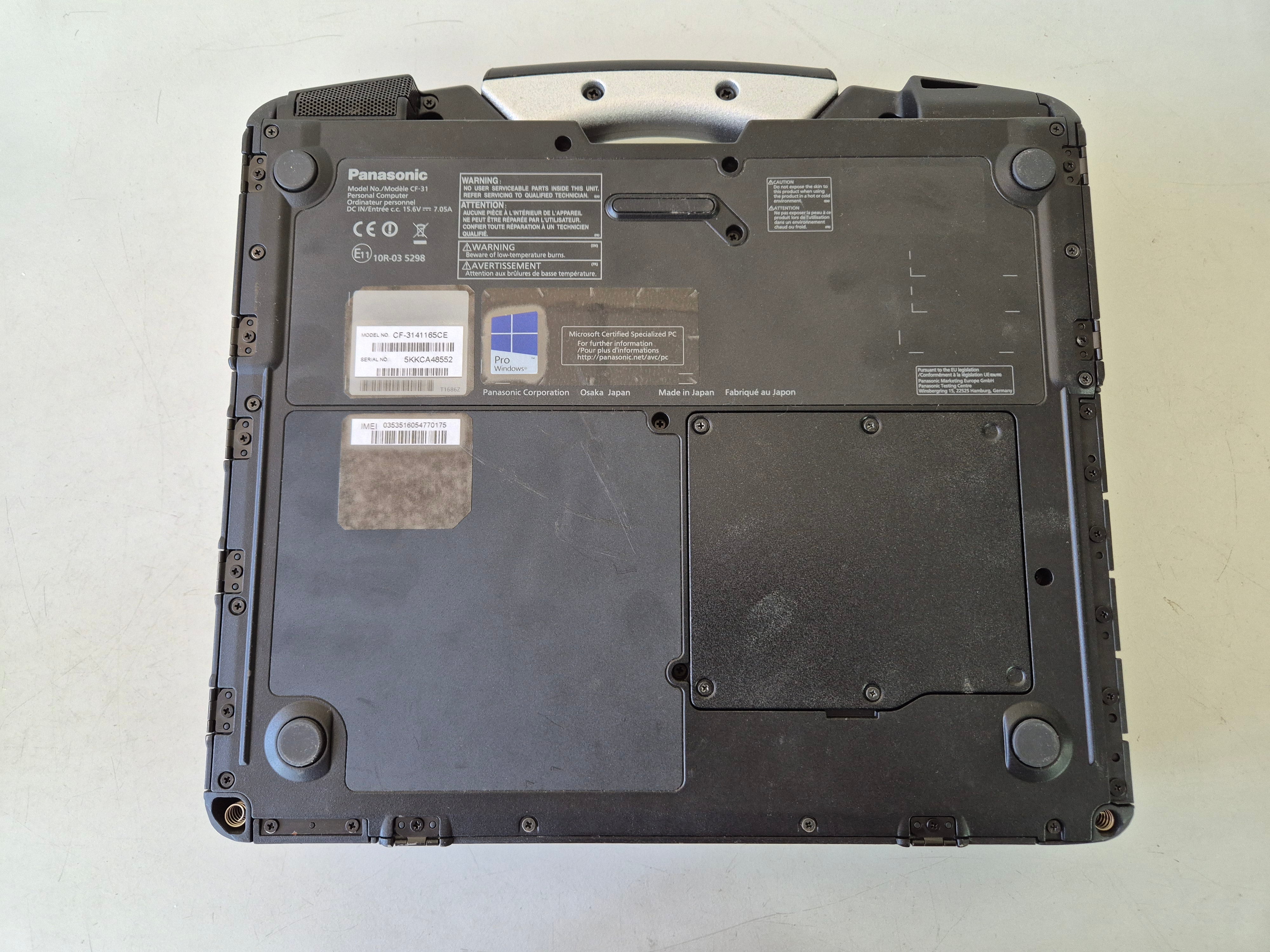 Panasonic ToughBook CF-31 500GB HDD 16GB RAM i5-5300U 2.3GHz Linux 13.1" USED