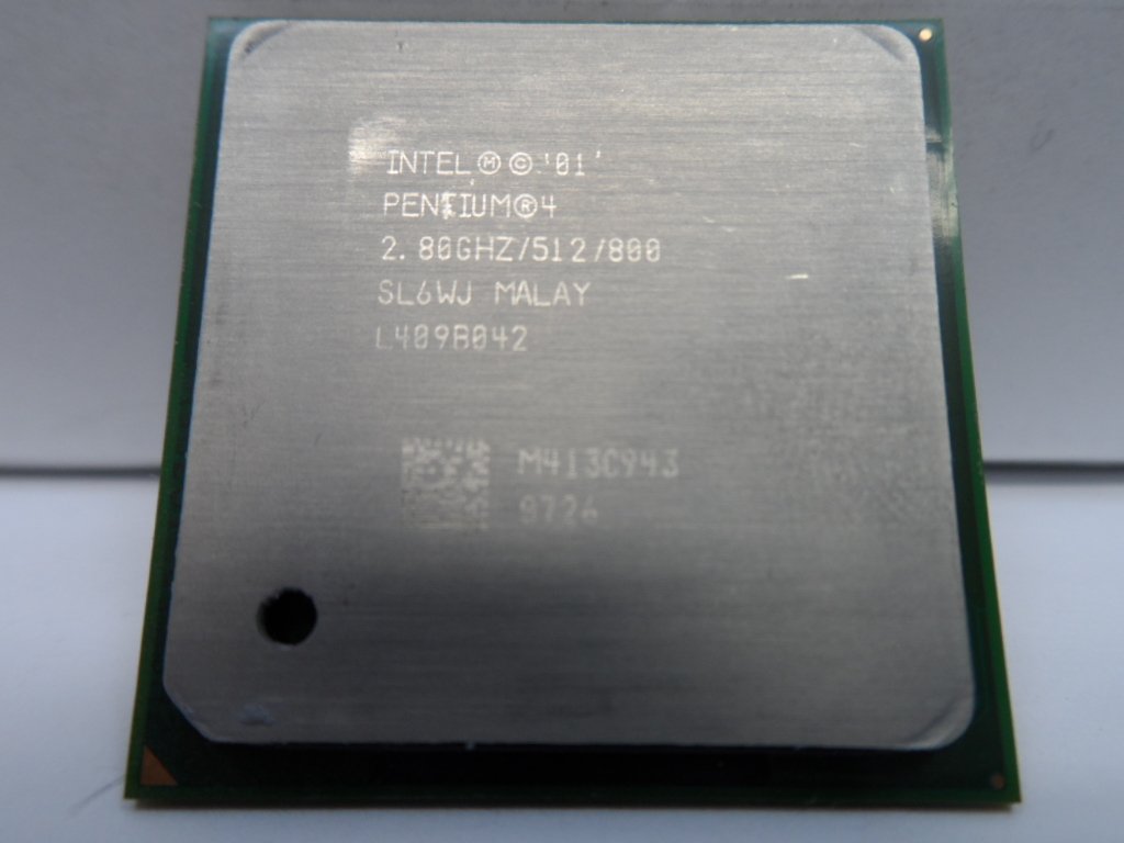 Intel Pentium 4 HT 2.80GHz 800 S478 CPU ( SL6WJ ) REF