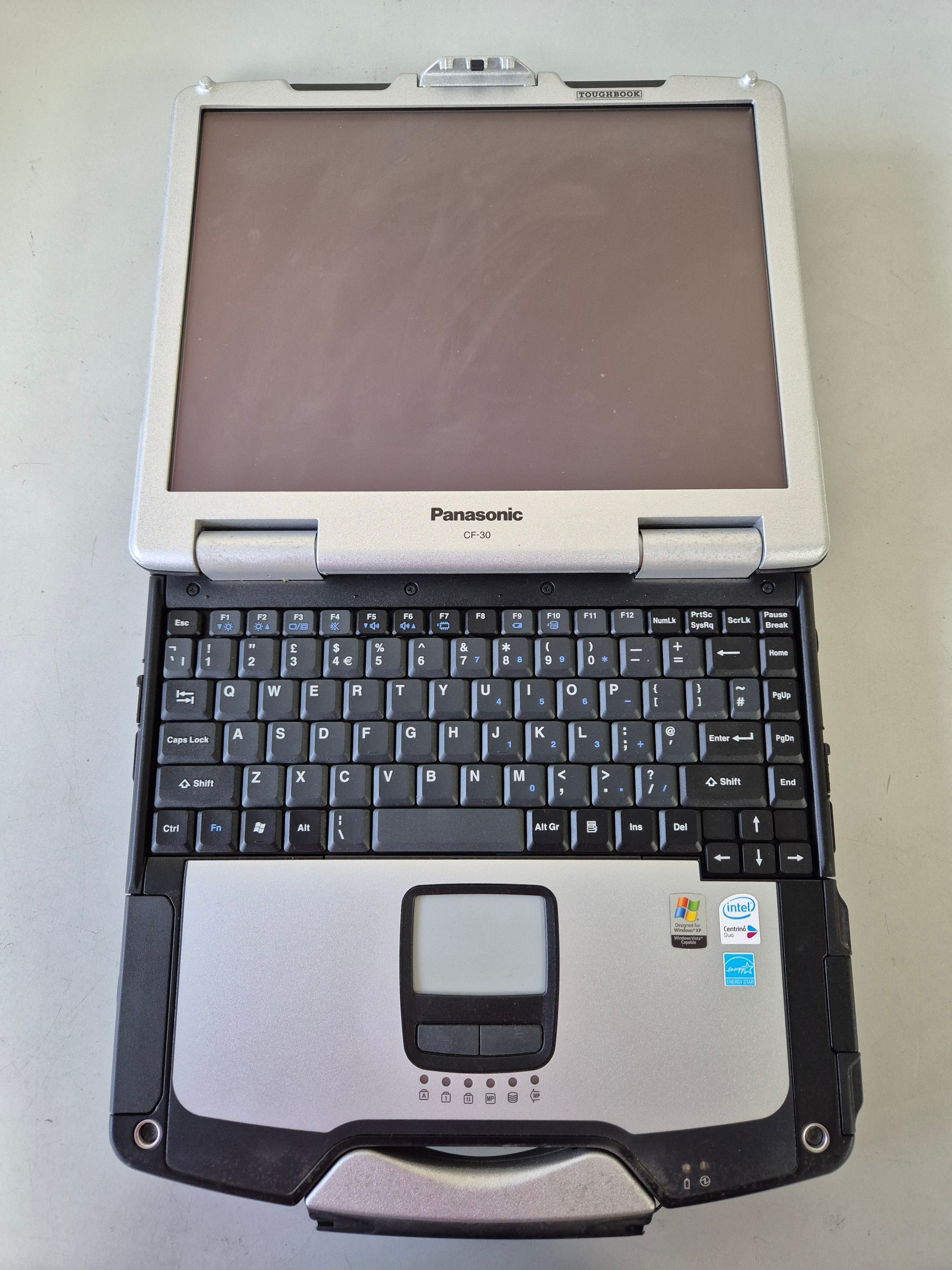 Panasonic ToughBook CF-30 80GB HDD 1GB RAM Intel Core Duo 1.6GHz NO OS ( CF-30CTQAZBE ) USED