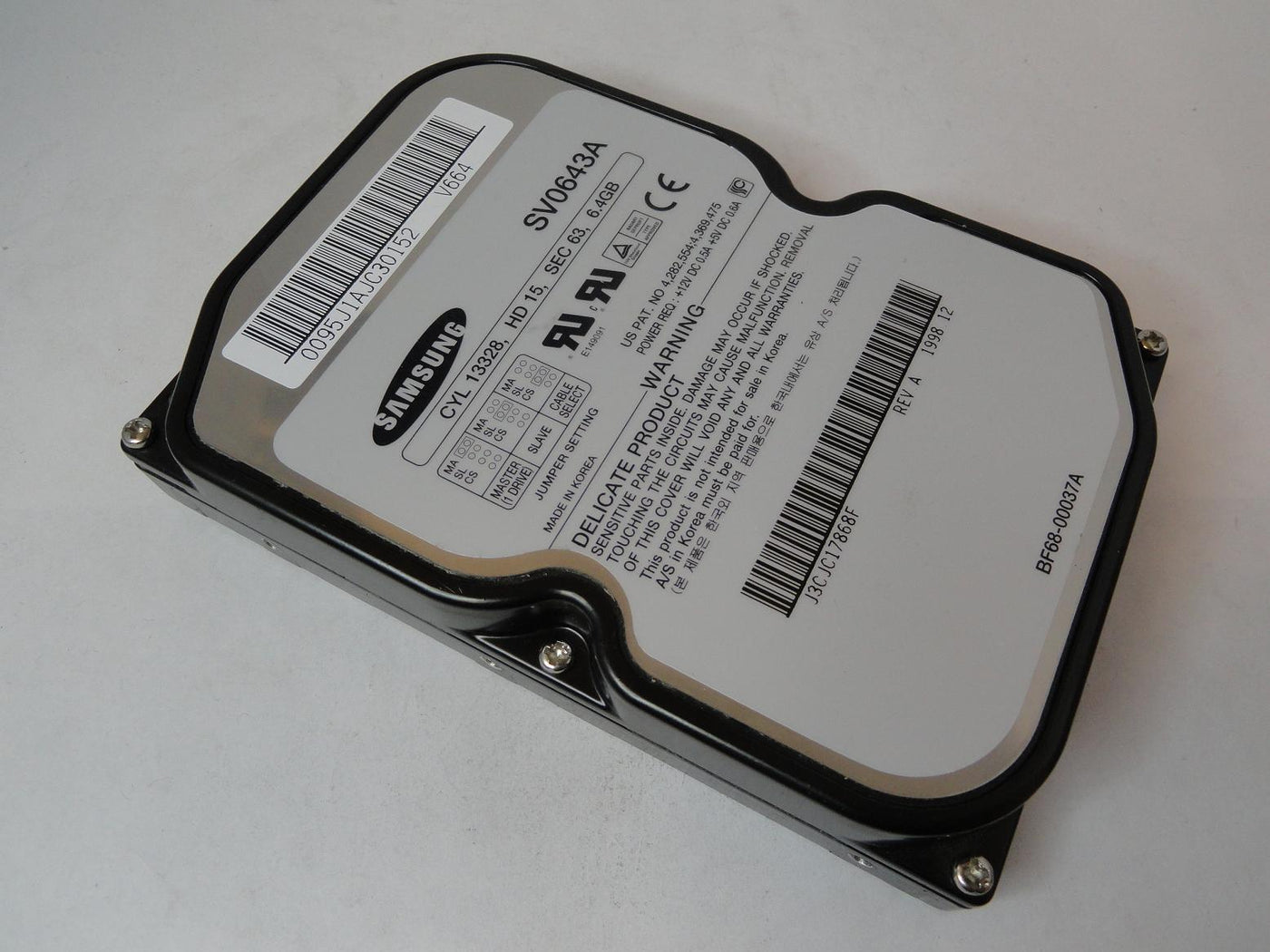 PR22899_BF68-00037A_Samsung 6.4Gb IDE 54000rpm 3.5in HDD - Image3