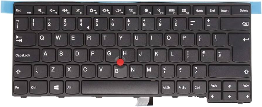 LENOVO T450 BLACK KEYBOARD WITH CENTER TOUCH ( CS13T BL-85GB 0C43935 04X0130 ) NOB