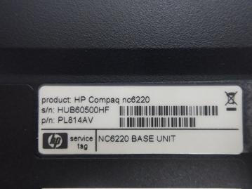 PR19782_PL814AV_HP Compaq nc6220 1Gb Ram 1.73Ghz 40Gb Laptop - Image7