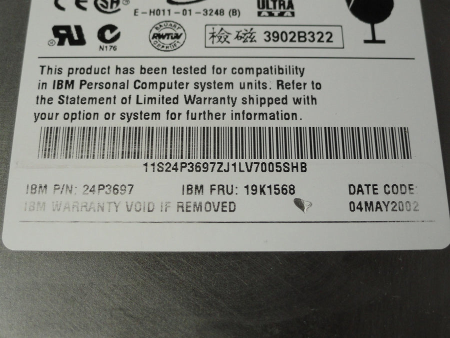 PR20852_9T6002-176_Seagate IBM 40GB IDE 7200rpm 3.5in HDD - Image2
