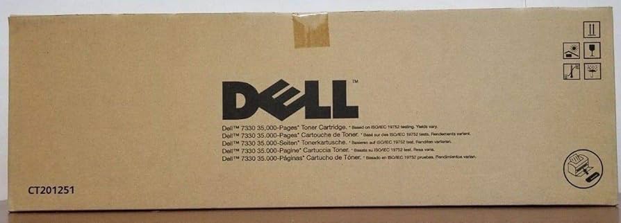 Dell Black Toner cartridge - 35000 pages ( X730H CT201251 ) NEW OLD STOCK FINAL SALE