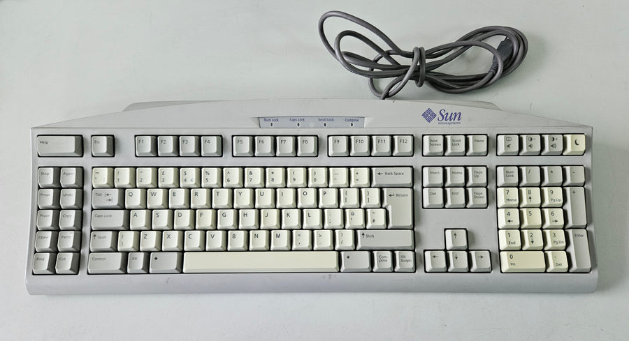 SUN Microsystems Type 6 USB UK Keyboard ( 320-1301-01 3201301-01 ) USED
