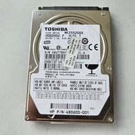 Toshiba HP 250GB 5400RPM SATA 2.5in HDD ( MK2552GSX 480600-001 ) USED