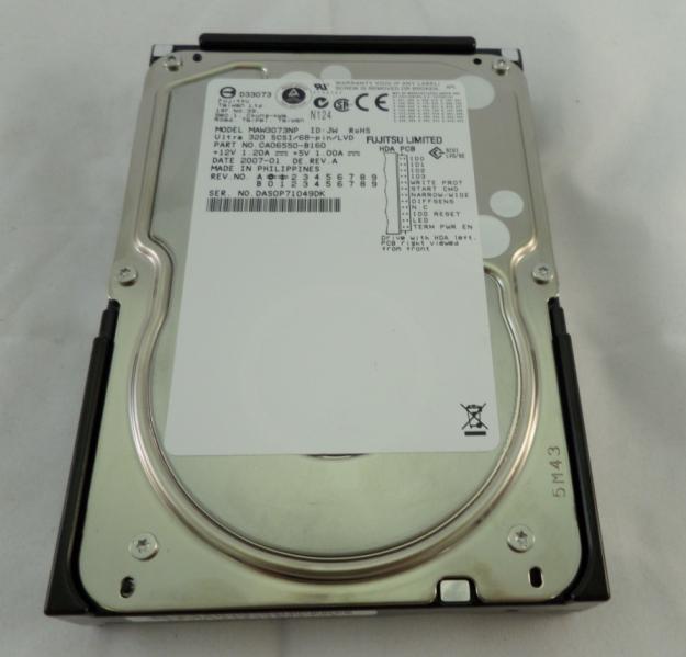 CA06550-B160 - Fujitsu 73GB SCSI 68 Pin 10Krpm 3.5in HDD - Refurbished
