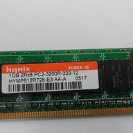 PR19692_PC2-3200R-333-10_Hynix 1GB PC2-3200 DDR2-400MHz DIMM RAM - Image2