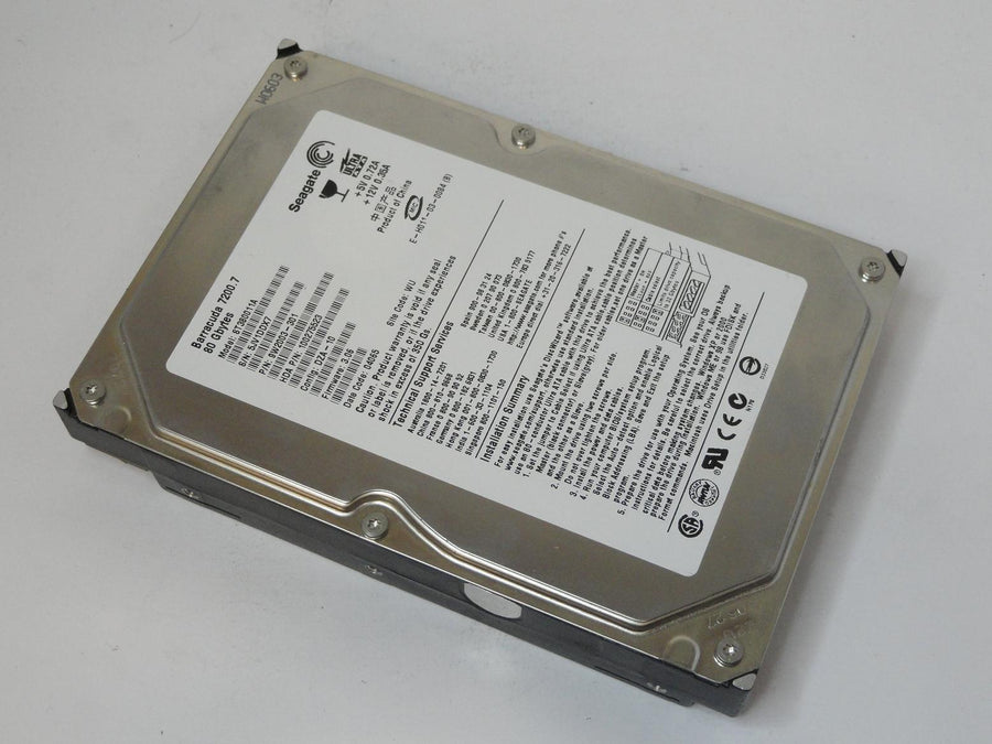 9W2003-301 - Seagate 80GB IDE 7200rpm 3.5in Barracuda 7200.7 HDD - Refurbished