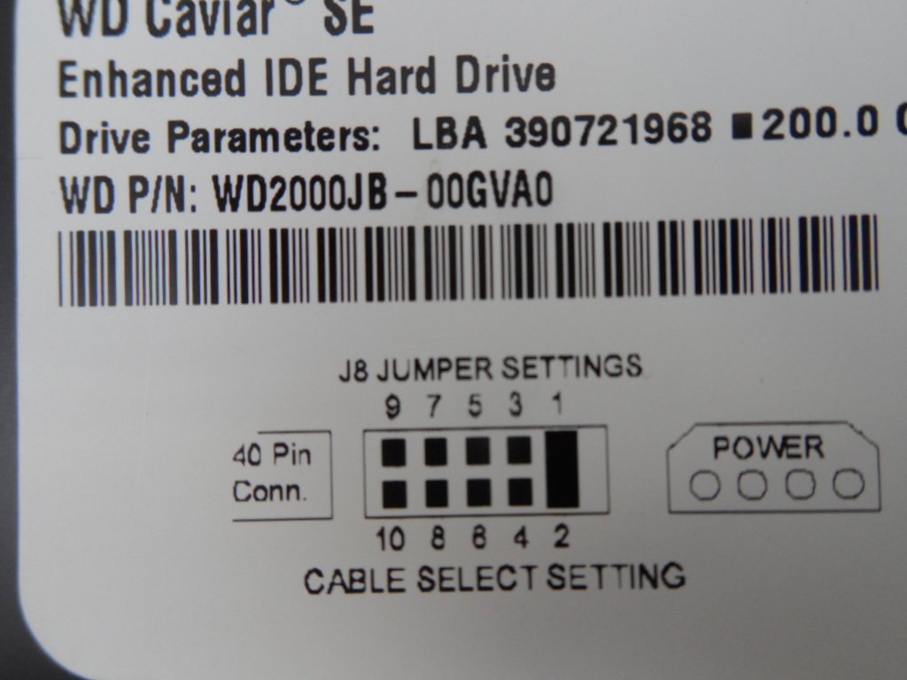 PR19252_WD2000JB-00GVA0_Western Digital 200Gb IDE 7200rpm 3.5in Hdd - Image5