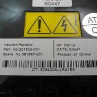 HP Power Distribution Assembly