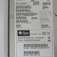 17R6335 - Hitachi Sun 72GB Fibre Channel 10Krpm 3.5in HDD in Caddy - Refurbished