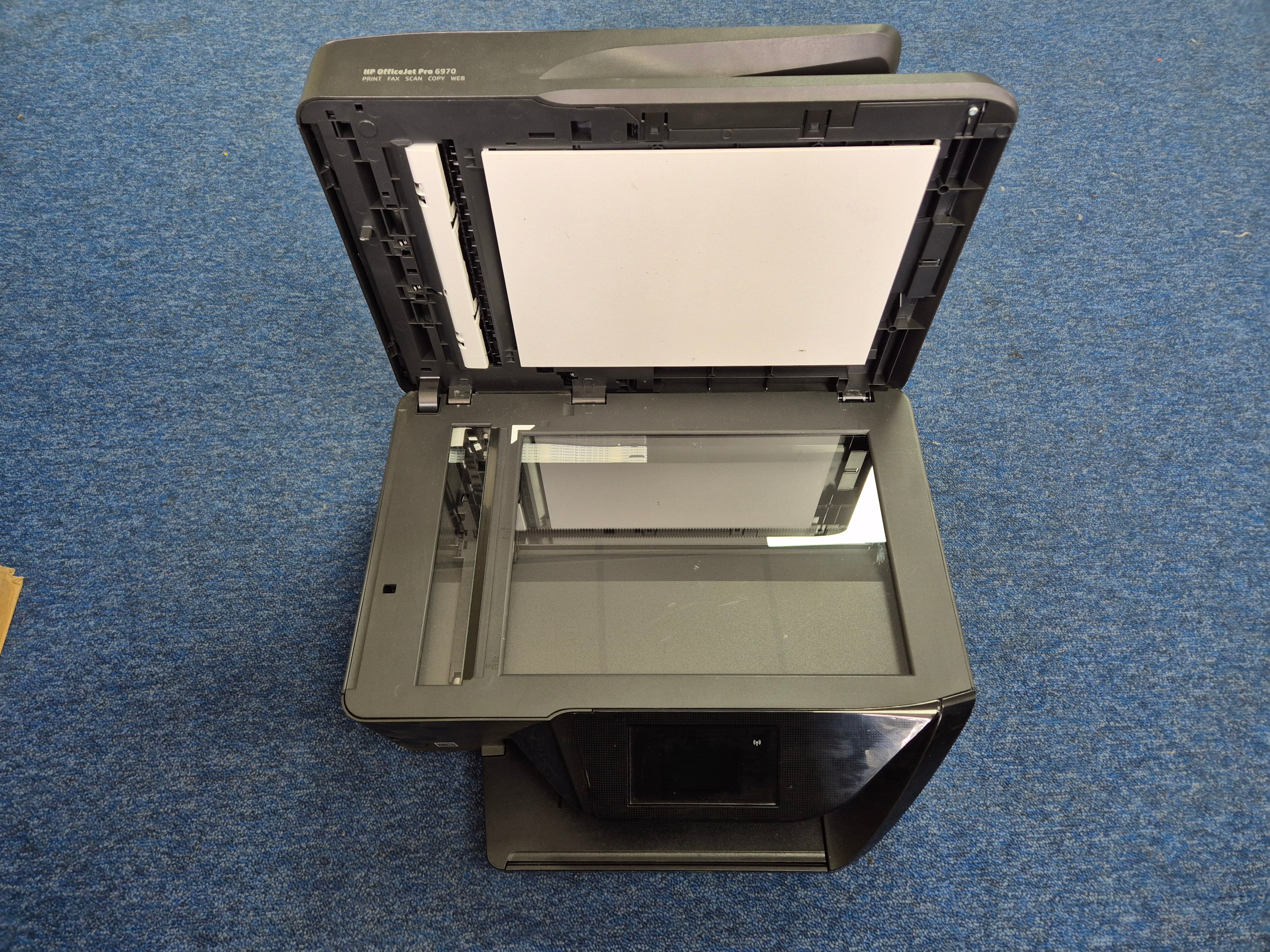 HP OfficeJet Pro 6970 All-In-One Colour Printer ( T0F33A ) USED with original box/inks