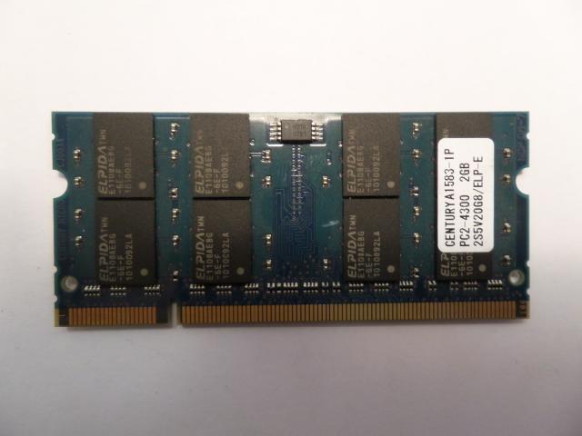 2S5V20G8/ELP-E - Century 2GB PC2-4200 2Rx8 CL4 128x8 16 chip SODIMM - Refurbished