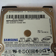 Samsung 40Gb IDE 5400rpm 2.5in HDD ( MP0402H/PRT ) REF