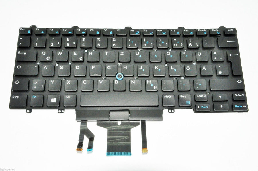 Dell Genuine  Latitude Backlit Keyboard German Layout (4JPX1 NEW PLAIN PACKAGING)