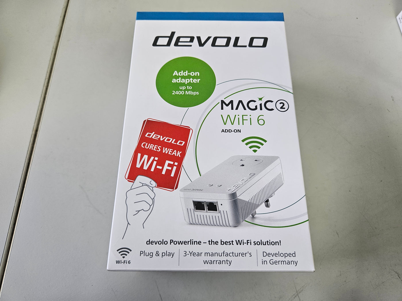Devolo Magic 2 WiFi 6 Add-On Adapter ( 08813 ) NEW