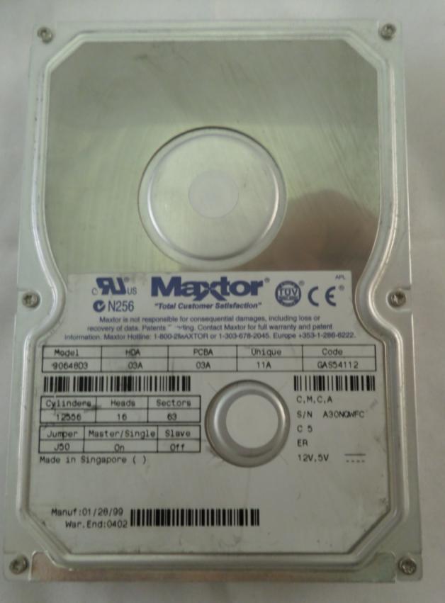 PR12395_90648D3_Maxtor 6.4GB IDE 5400rpm 3.5in HDD - Image4