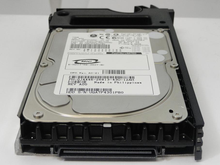 CA06200-B60700DU - Dell / Fujitsu 73Gb 10,000rpm Ultra 320 SCSI SCA80 HDD in server caddy ref 5649C - Refurbished