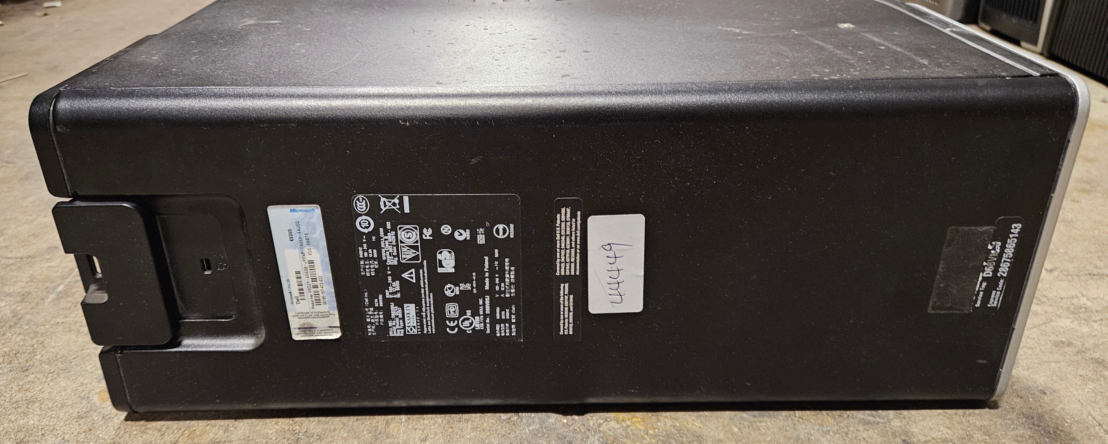 Dell Precision T5500 4GB RAM Xeon X5687 3.6GHz NO OS NO HDD DVI + Dual DP Port Nvidia Quadro Win7Pro COA present ( DCTA ) USED