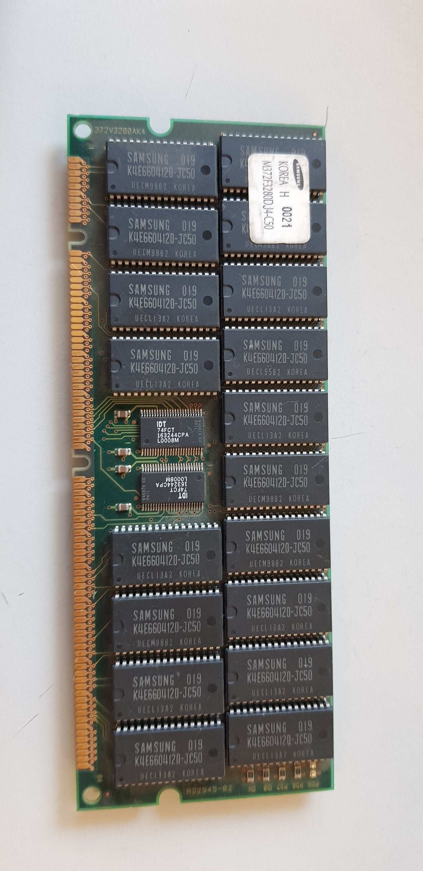 Samsung / Sun 256MB EDO ECC Buffered 168-Pin DIMM Memory Module for Sun Ultra 10 Series Model 360 (370-3799-01  M372F3280DJ4-C50)