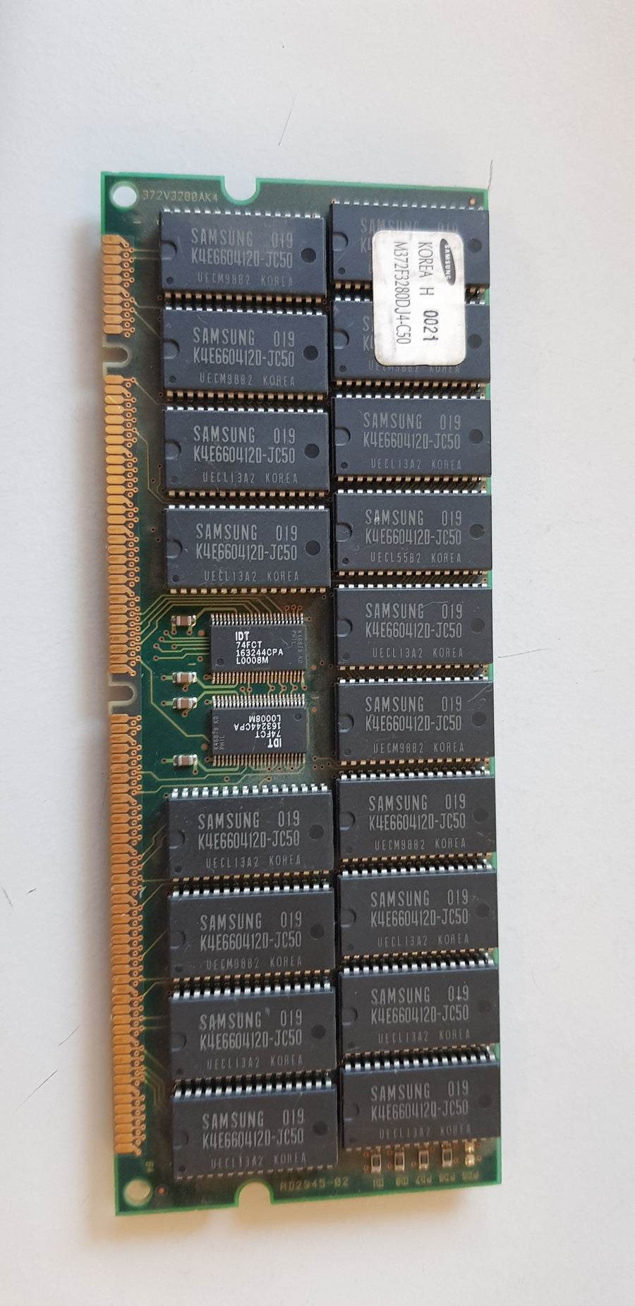 Samsung / Sun 256MB EDO ECC Buffered 168-Pin DIMM Memory Module for Sun Ultra 10 Series Model 360 (370-3799-01  M372F3280DJ4-C50)