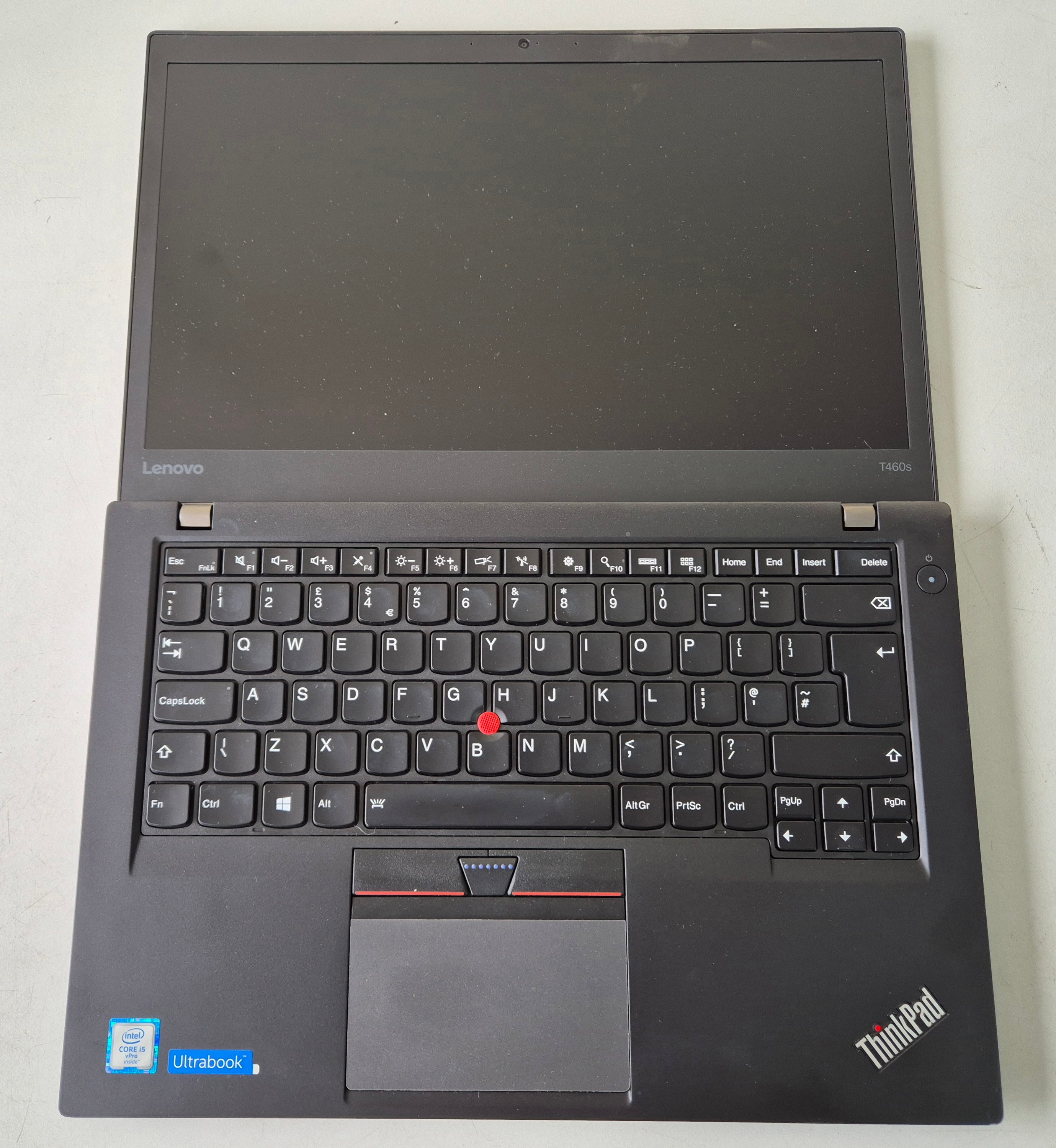 Lenovo ThinkPad T460s 250GB SSD 8GB RAM i5-6300U 2.40GHz Win10 14" USED - battery Good