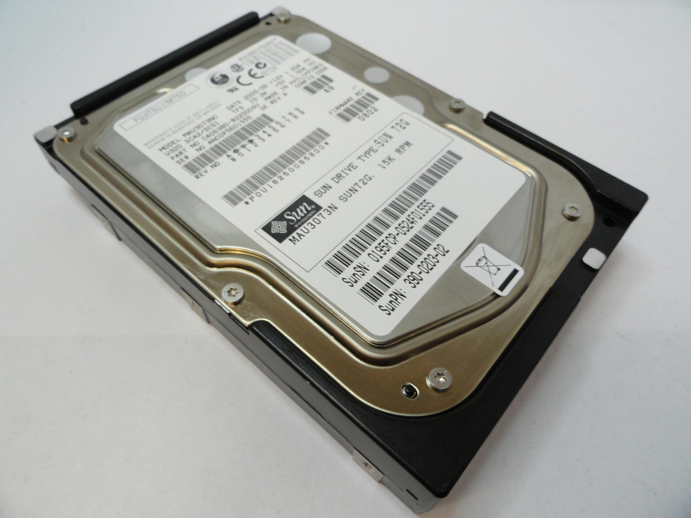 PR18871_CA06380-B22000SU_Fujitsu Sun 72GB SCSI 80 Pin 15Krpm 3.5in HDD - Image3