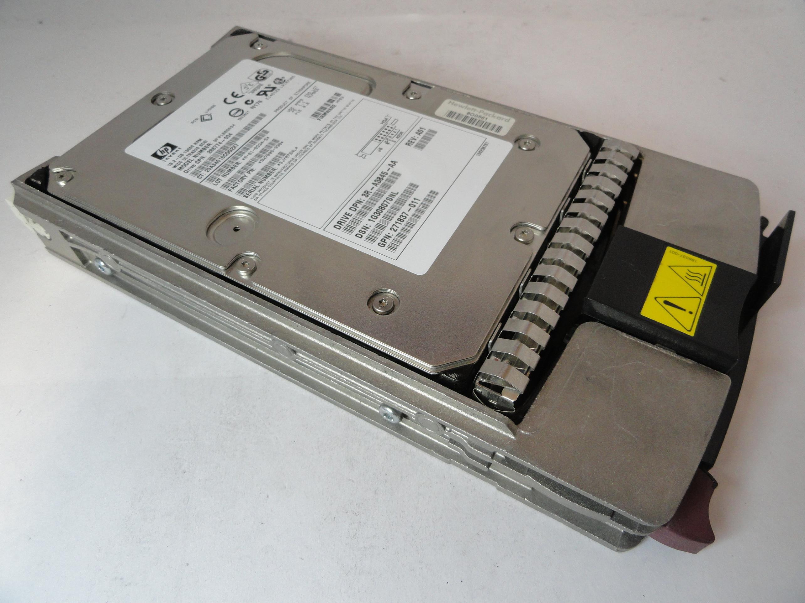 PR21813_9W7006-038_Seagate HP 18.2GB SCSI 80 Pin 15Krpm 3.5in HDD - Image2
