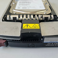 HP Fujitsu 36.4GB SCSI 80 Pin 15Krpm 3.5in HDD in Caddy ( CA06560-B10100DC MAX3036NC 365699-007 BF03689BC3 404670-008 3R-A6185-AA 404714-001 ) USED