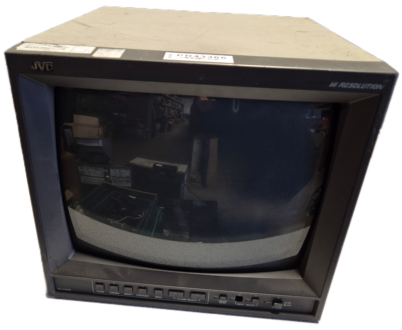 JVC TM-H140PN Colour Video Monitor - Power on and menu display only tests complete USED