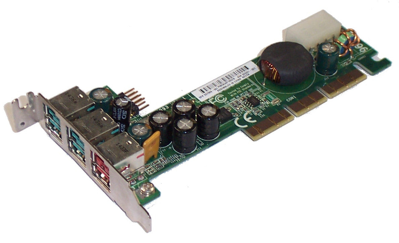 HP RP5000 USB 12/24V Low-Profile AGP Bus Card ( 337069-001 MS-6993 325201-001 ) USED
