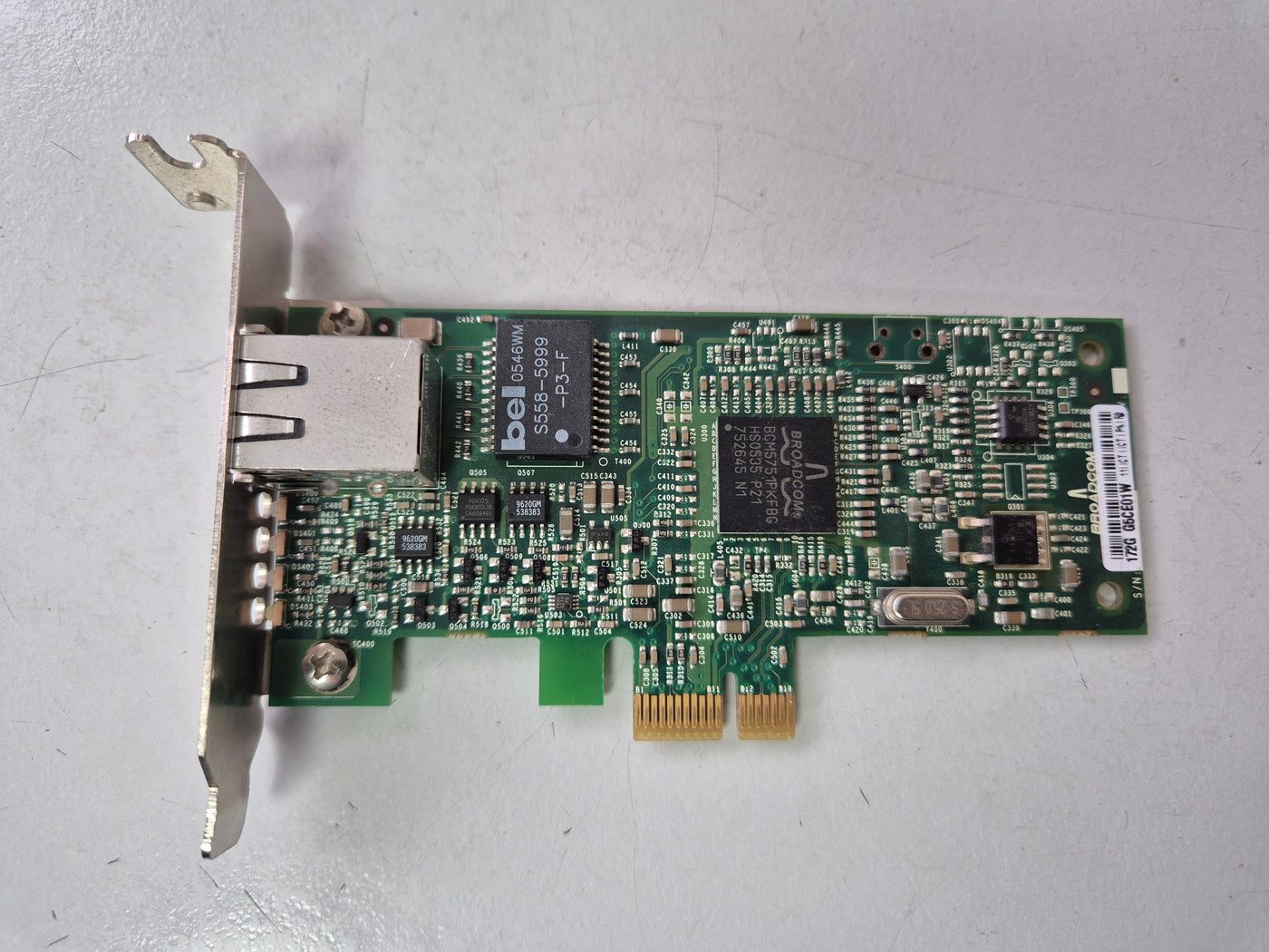HP PCIe Gigabit Ethernet Network Adapter Card ( 393626-001 393477-001 ) USED