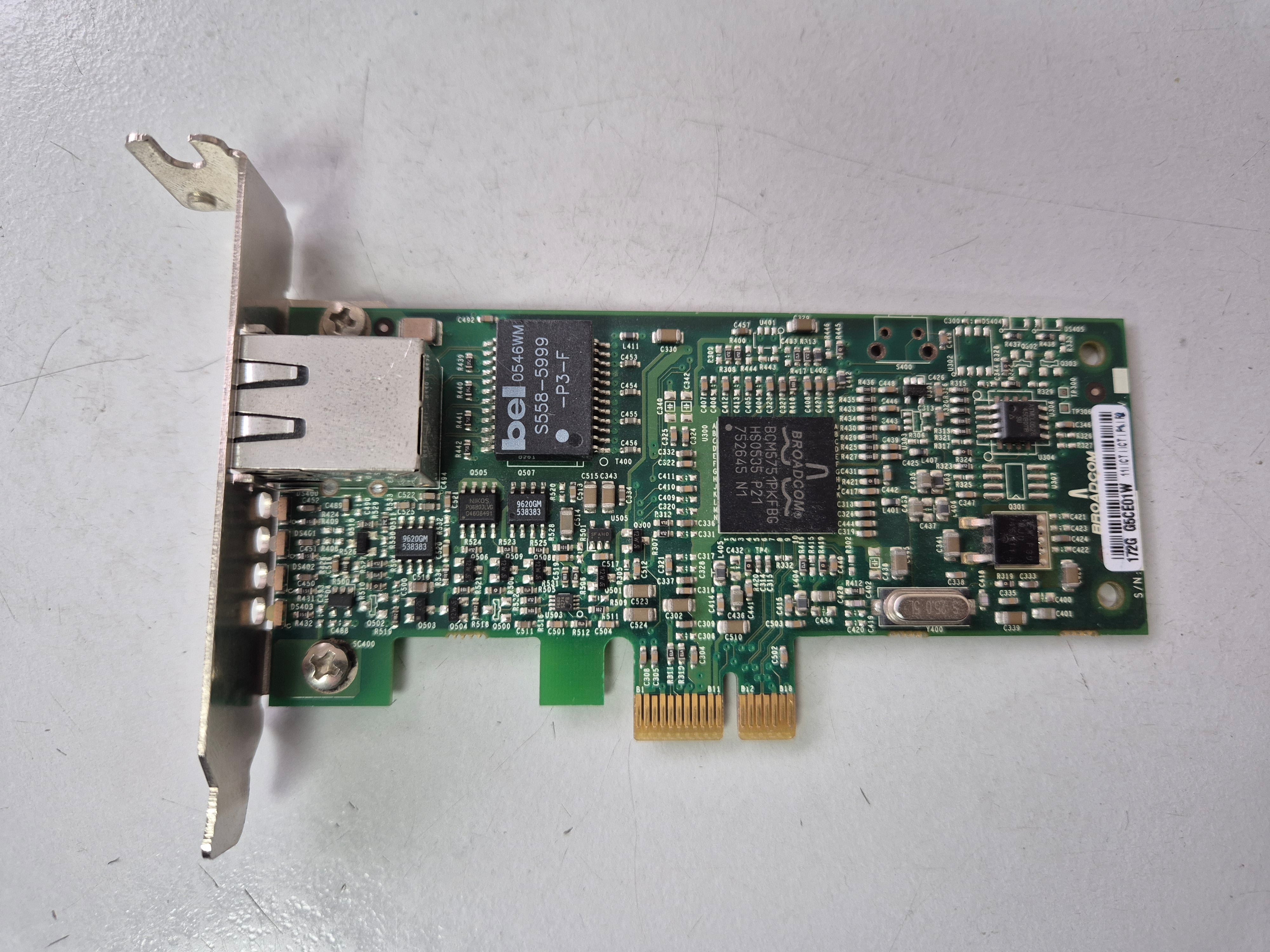 HP PCIe Gigabit Ethernet Network Adapter Card ( 393626-001 393477-001 ) USED