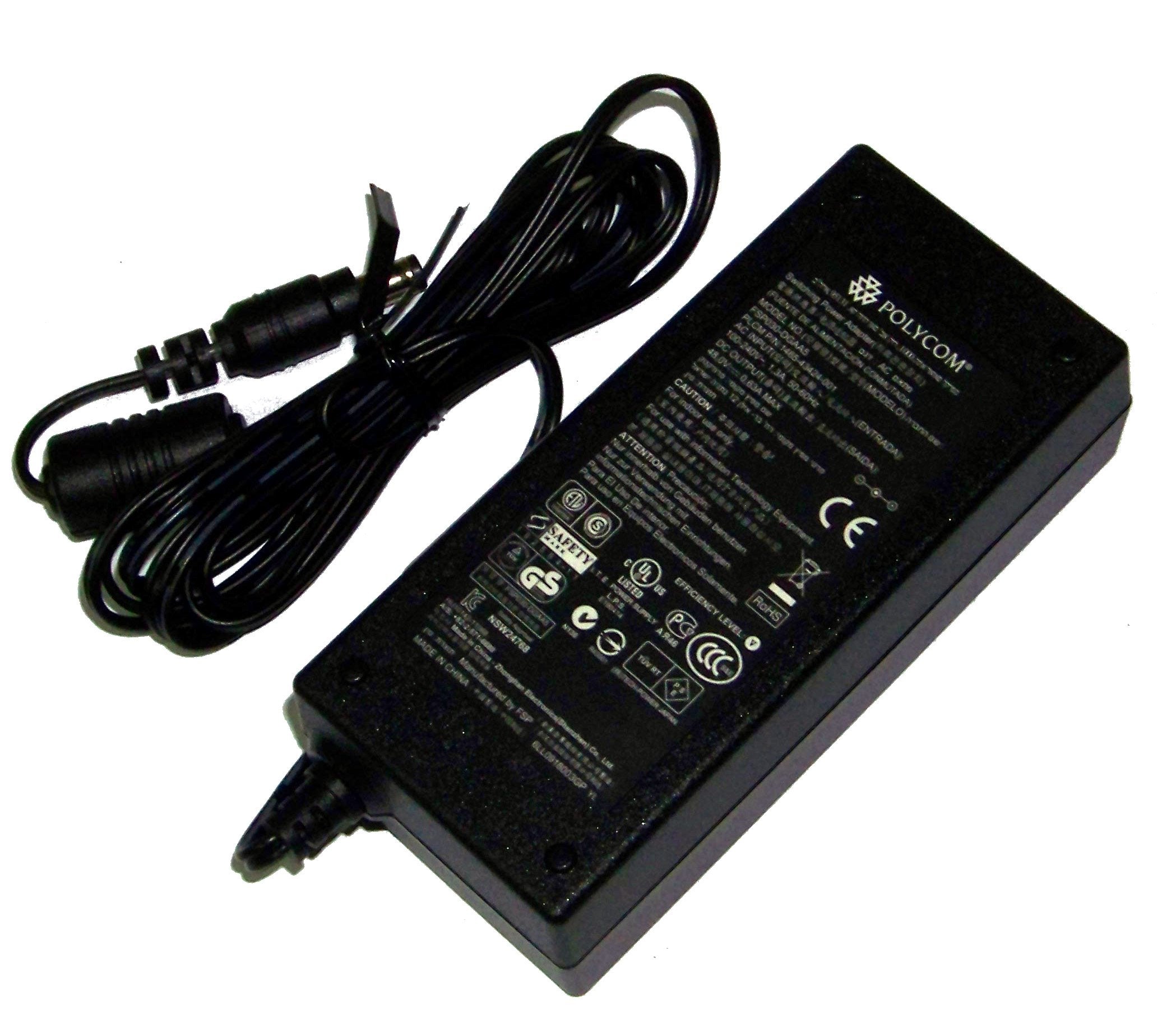 Polycom 1465-42424-001 48VDC 0.63A AC Adapter FSP 9NA0302703 (New)