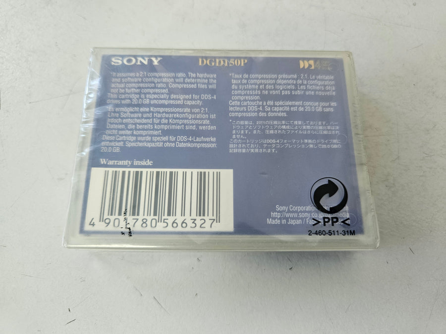 Sony 20/40GB 150m DDS4 Data Cartridge ( DGD150P ) NEW