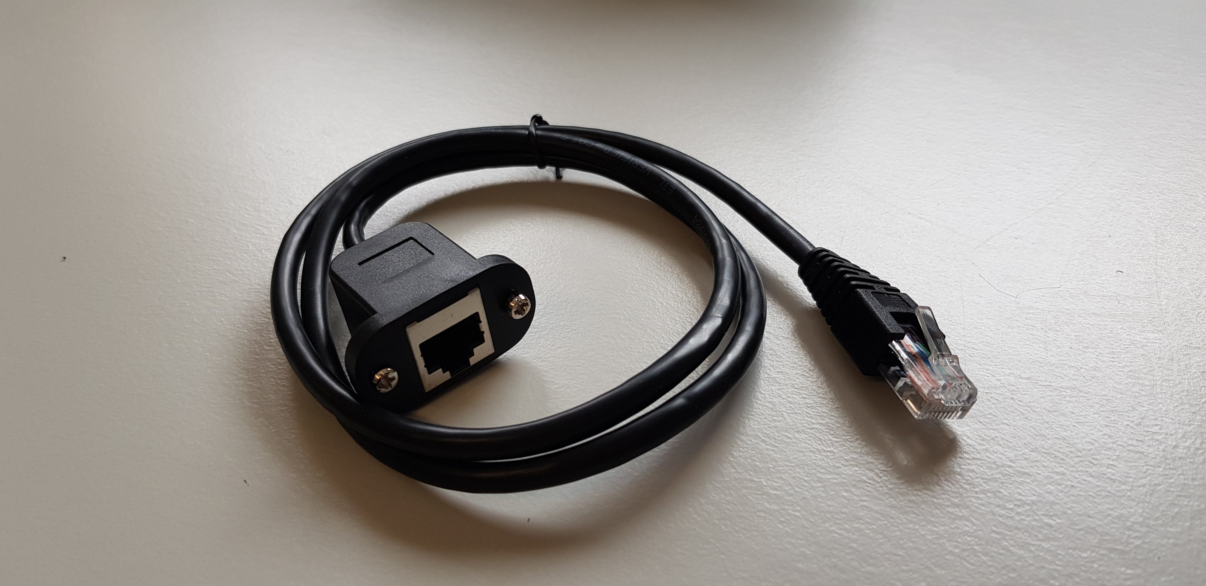 Sinforcon Panel Mount RJ45 Extension Ethernet Cable (CAB00012)