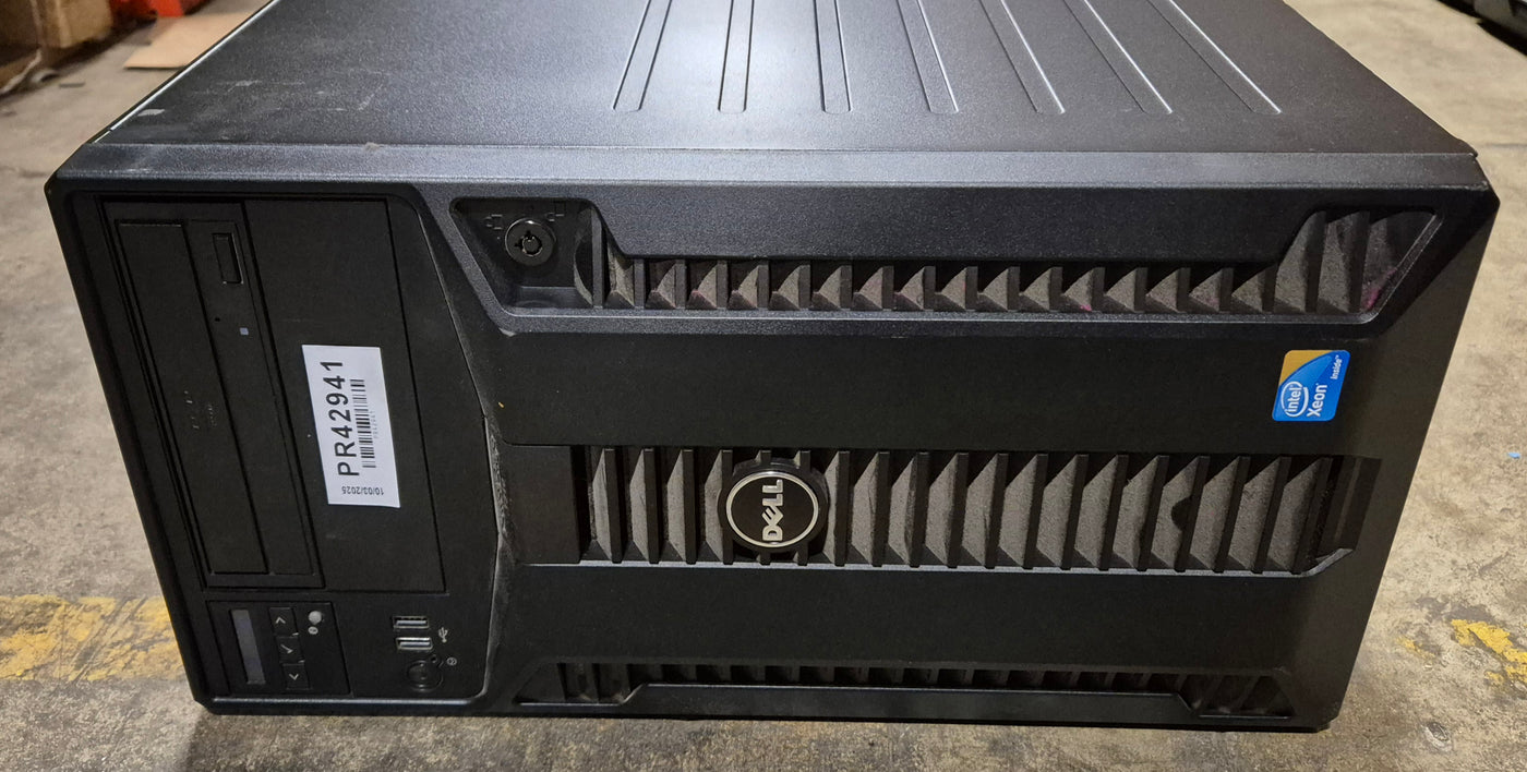 Dell PowerEdge T310 Workstation 4GB RAM Xeon X3450 2.67GHz NO OS NO HDD NO PSU x2 Caddies WinSVR 2008 COA ( E09S ) USED