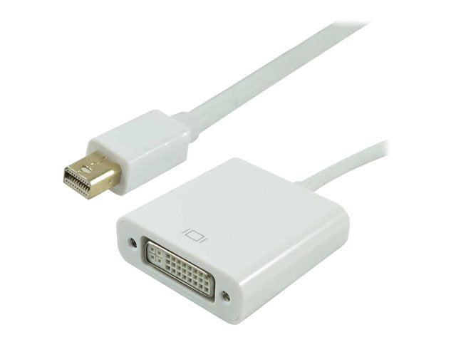 Videk Mini DisplayPort Plug to DVI Socket Adaptor - White ( 2409EMD ) NEW