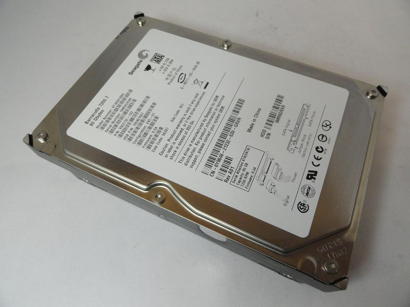 9W2732-133 - Seagate Dell 80GB SATA 7200rpm 3.5in HDD - Refurbished