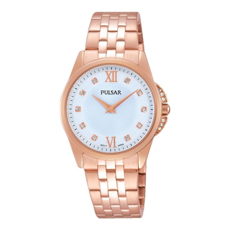 Pulsar Women's Analogue Quartz Stainless Steel Coated Watch ( PM2180X1 ) NEW
