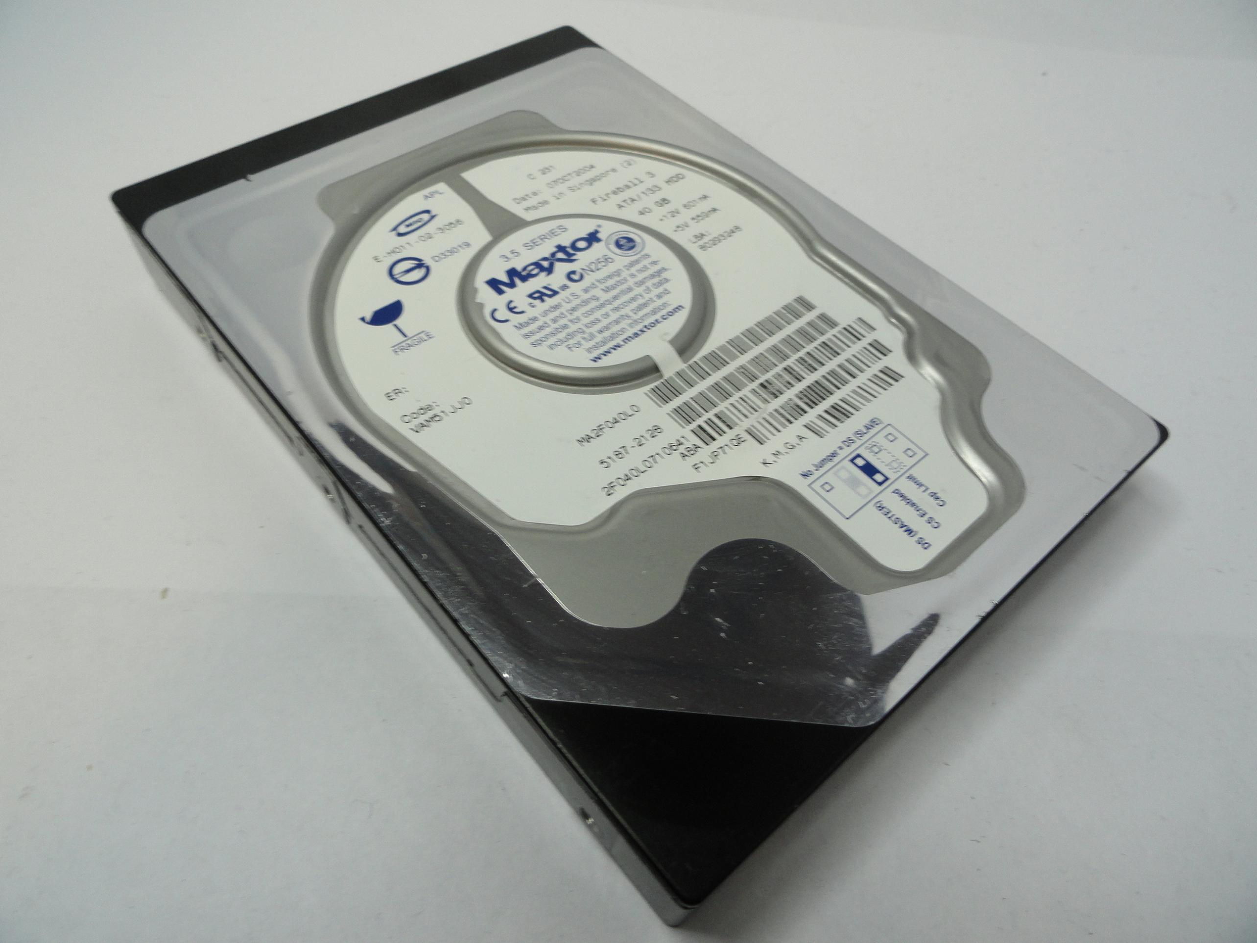 PR19100_MA2F040L0_Maxtor HP 40 Gb IDE 5400rpm 3.5in HDD - Image3