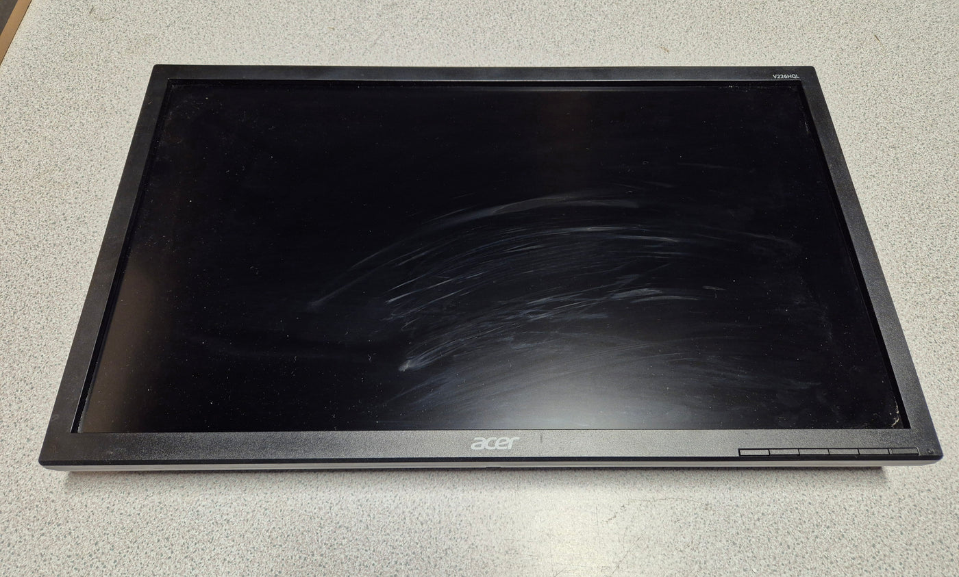 Acer V226HQL 21.5" VGA Full HD Monitor & Stand ( V226HQL Ab UM.WV6EE.A05 ) USED