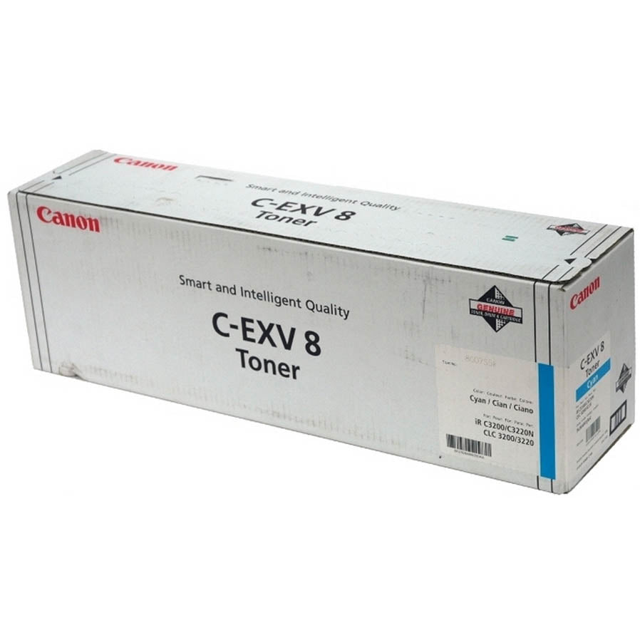 Canon C-EXV 8 Laser Toner Cartridge - Cyan ( 7628A002 ) NEW OLD STOCK FINAL SALE