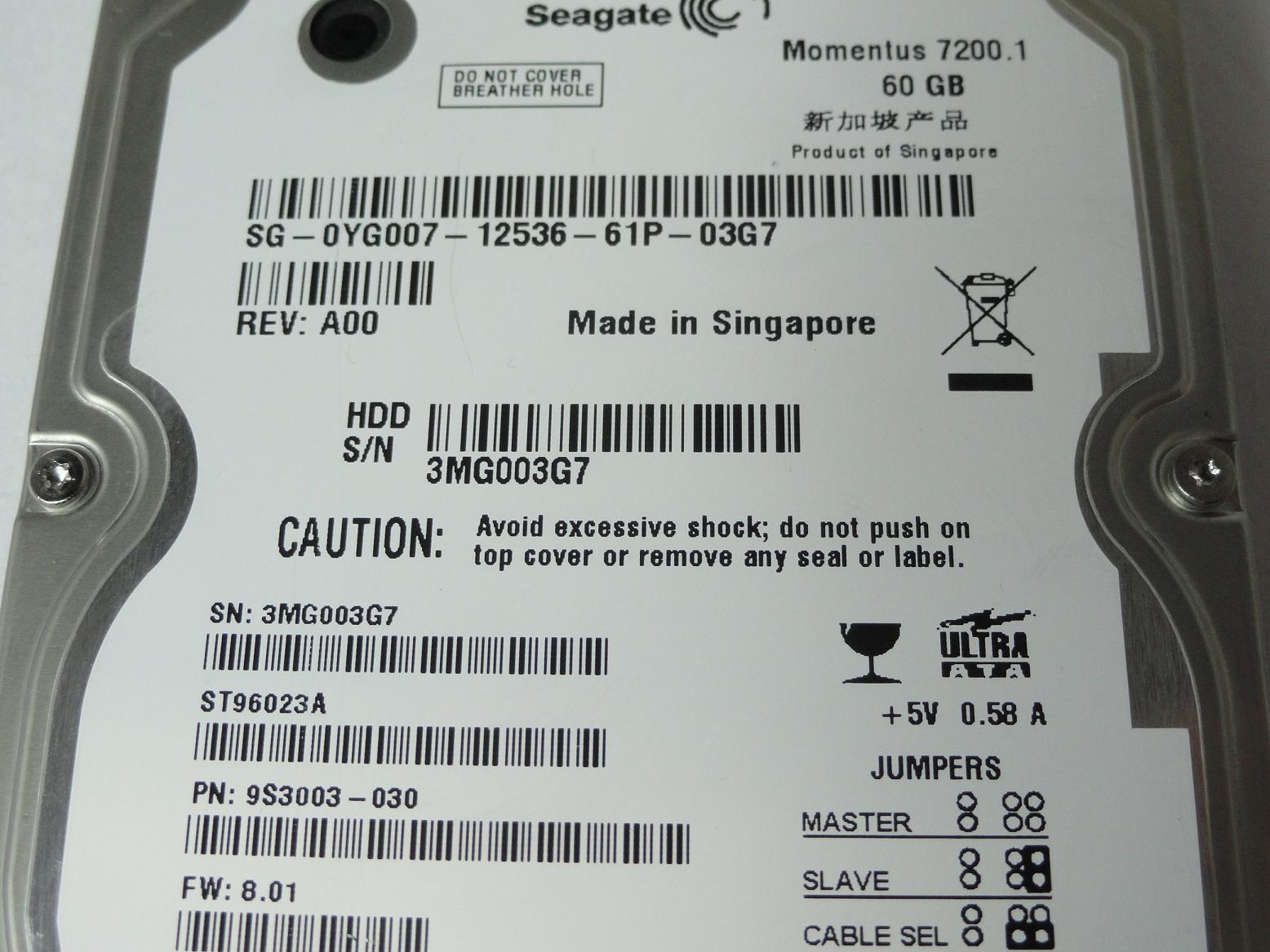PR24089_9S3003-030_Seagate Dell 60GB IDE 7200rpm 2.5in HDD - Image3