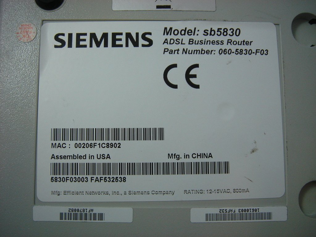 Siemens 4 Port Ethernet Hub ( 060-5830-F03 SB5830  Siemens )